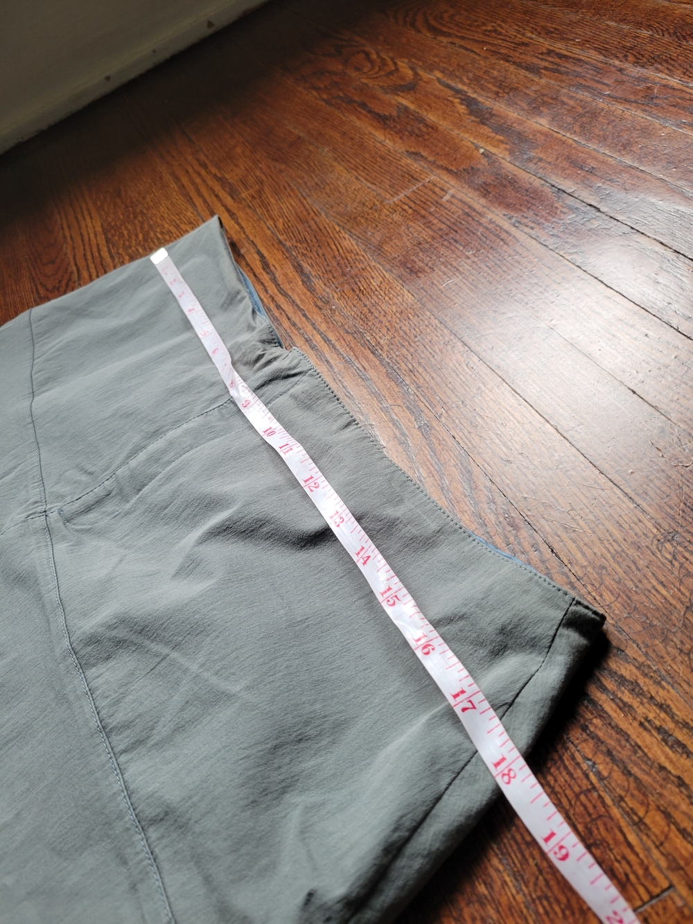 Banana Republic Women's Classic Stretch Skirt Knee-lengt Olive Cotton Blend Sz12 - Picture 7 of 14